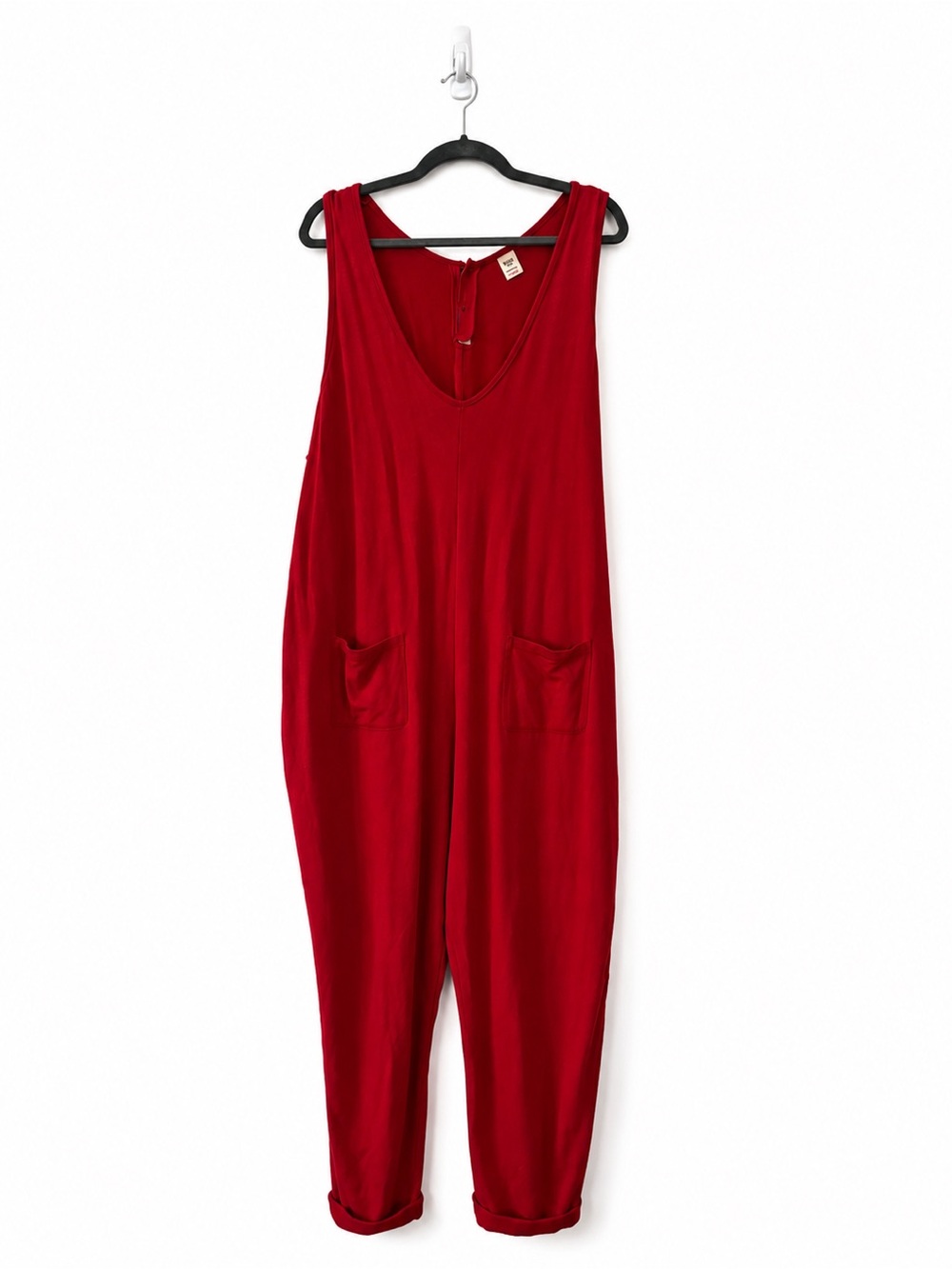 Smash + Tess Red Sleeveless Romper